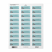 Engelse Setter Retouradreslabels Etiket (Full Sheet)