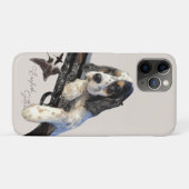 Engelse Setter, schattige Mok koffiekfles Tas Case-Mate iPhone Case (Achterkant (horizontaal))