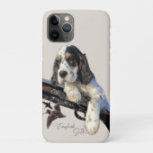 Engelse Setter, schattige Mok koffiekfles Tas Case-Mate iPhone Case (Achterkant)