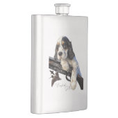 Engelse Setter, schattige puppy Coffee Mok Flask Flacon (Rechts)