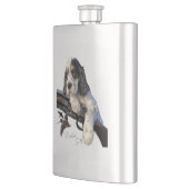 Engelse Setter, schattige puppy Coffee Mok Flask Flacon (Links)