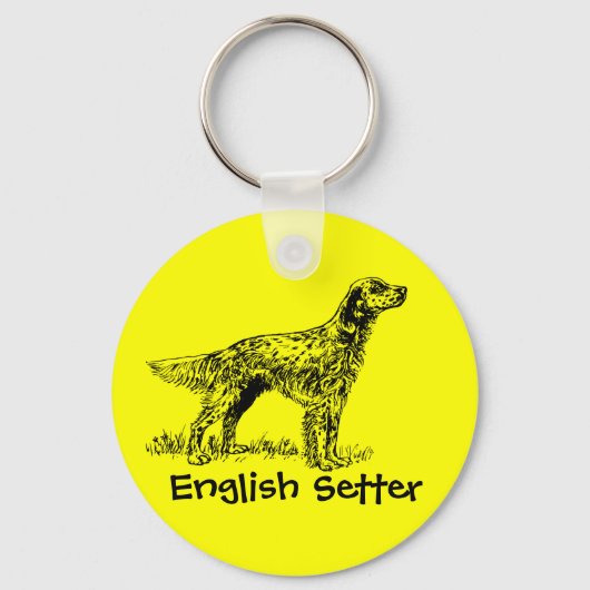 Engelse Setter Sleutelhanger (Voorkant)