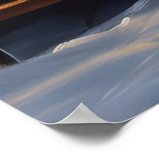 Engelse Setter Sneeuw slee Kerst decoratie (Hoek)