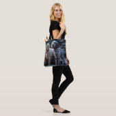 Engelse Setter Sneeuwwitte slee Kerstdecoratie  Tote Bag (Op model)