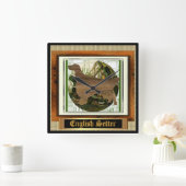 Engelse Setter Sport Vierkante Klok (Huis)