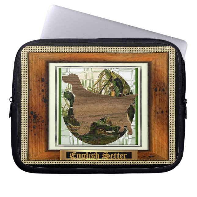 Engelse Setter Sportgroep Laptop Sleeve (Voorkant)