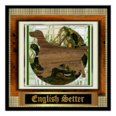 Engelse Setter Sporting Perfect Poster (Voorkant)