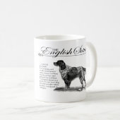 Engelse Setter  Storybook Style Koffiemok (Voorkant rechts)