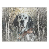 Engelse Setter  Tafelkleed (Voorkant (Horizontaal))