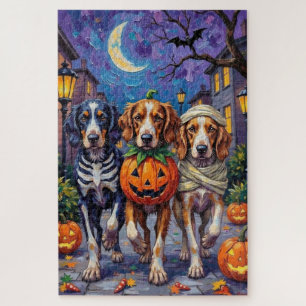 Engelse Setter Trick-or-Treating Halloween Kostuum Legpuzzel