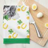 Engelse Setter Vakantiehuis Decoratie St. Patrick' Theedoek (Quarter Fold)