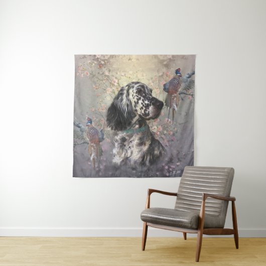 Engelse Setter Wandkleed (In situ)