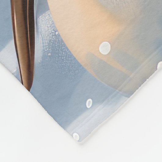 Engelse Setter Winter Wonderland Christmas Joy Fleece Deken (Hoek)