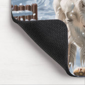 Engelse Setter Winter Wonderland Christmas Joy Muismat (Hoek)