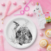 Engelse Setter, Woodcock jacht Papieren Bordje (Feest)