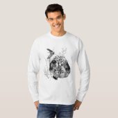 Engelse Setter, Woodcock jacht T-shirt (Voorkant volledig)