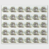 Engelse Setters Cadeaupapier (Vlak)