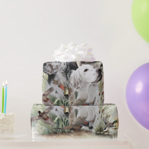 Engelse Setters Cadeaupapier