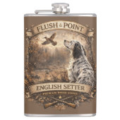 Engelse Setters Heupfles (Voorkant)