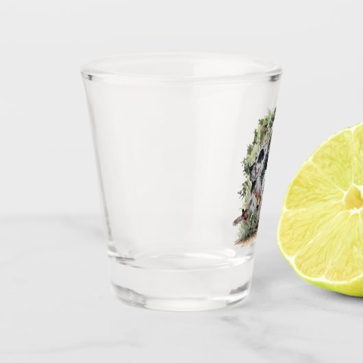 Engelse Setters Shot Glas (Links)