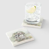 Engelse Setters Stenen Onderzetter (Zijkant)