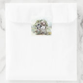 Engelse Setters Vierkante Sticker (Tas)
