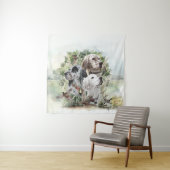 Engelse Setters Wandkleed (In situ)