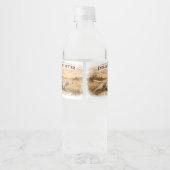 Engelse setters waterfles etiket (Achterkant)