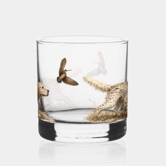 Engelse setters whisky glas (Rechts)