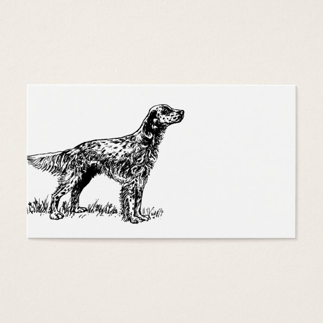 engelse settertekening.png visitekaartje (Voorkant)