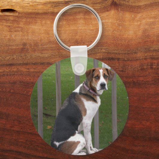 Engelse Sleutelhanger Foxhound (Voorkant)