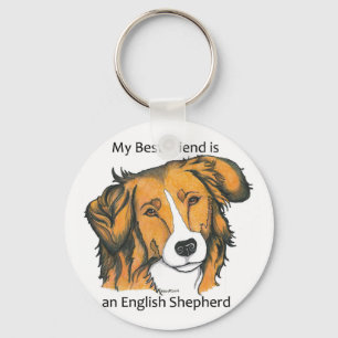 Engelse sleutelhanger Shepherd