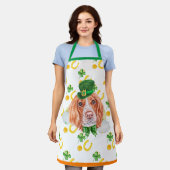 Engelse Spaniel Vakantie Decoratie St. Patrick's D Schort (Gedragen)