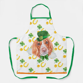 Engelse Spaniel Vakantie Decoratie St. Patrick's D Schort