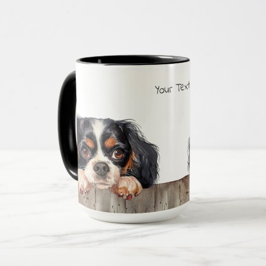 Engelse Speelgoed Spaniel Dog Mok (Voorkant links)