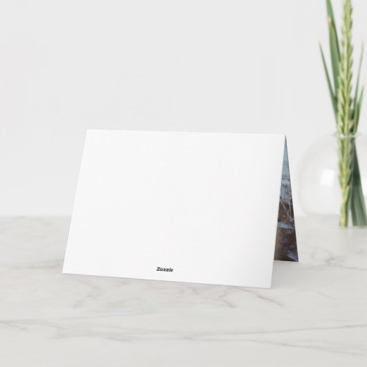 Engelse Speelgoed Spaniel Laat het sneeuwen Kerstm Kaart (Achterkant)