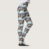 Engelse Speelgoed Spaniel Laat het sneeuwen Kerstm Leggings (Rechts)