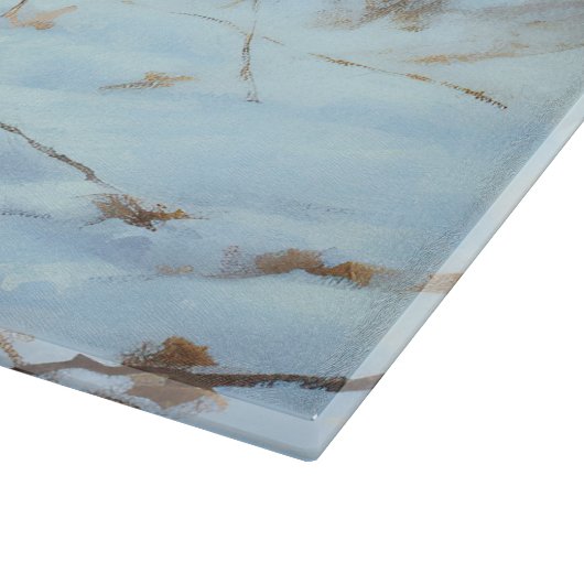 Engelse Speelgoed Spaniel Laat het sneeuwen Kerstm Snijplank (Hoek)