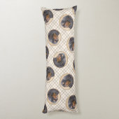 Engelse Speelgoed Spaniel schilderij King Charles  Lichaamskussen (Achterkant (Verticaal))