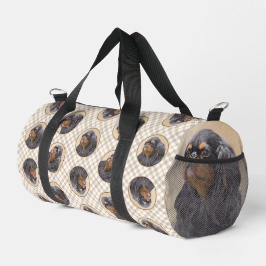 Engelse Speelgoed Spaniel schilderij King Charles Plunjezak (Rechterhoek)