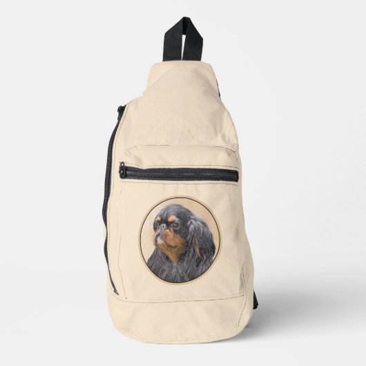 Engelse Speelgoed Spaniel schilderij King Charles  Sling Bag (Voorkant)