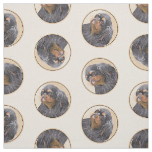 Engelse Speelgoed Spaniel schilderij King Charles  Stof