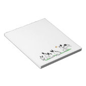 ENGELSE SPOTS IN DE GRAS NOTITIEBLOK (Schuin)