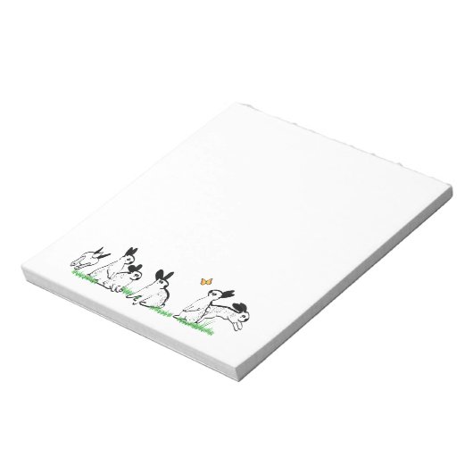 ENGELSE SPOTS IN DE GRAS NOTITIEBLOK (Linkerzijde)