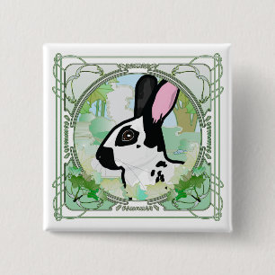 ENGELSE SPOTS! VIERKANTE BUTTON 5,1 CM