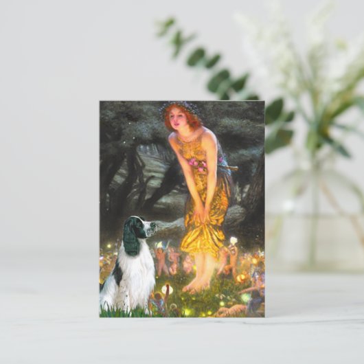 Engelse Springer 7 - MidEve Briefkaart (Staand voorkant)