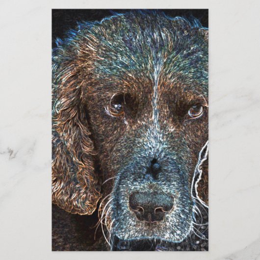 Engelse Springer Briefpapier (Voorkant)