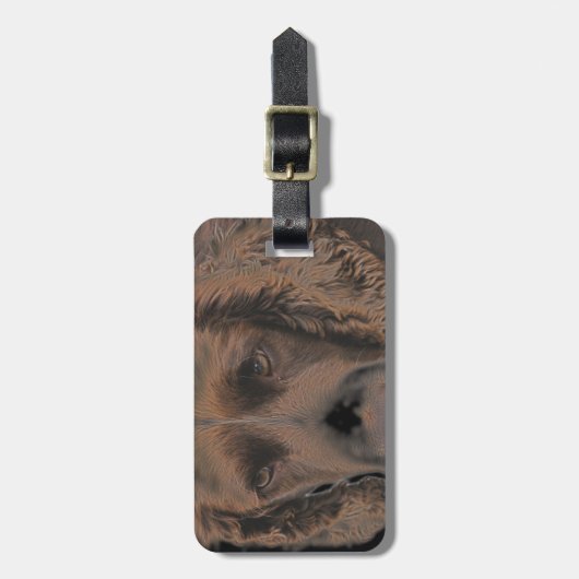 Engelse Springer Dogs Bagagelabel (Voorkant verticaal)