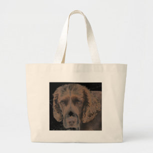 Engelse Springer Dogs Grote Tote Bag