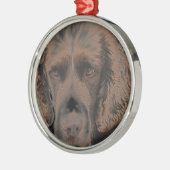Engelse Springer Dogs Metalen Ornament (Links)